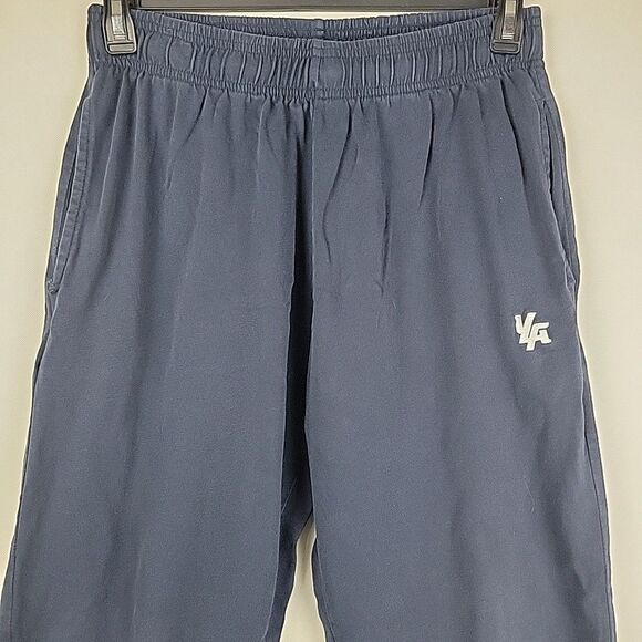 YoungLA 231 Pump Cover Joggers Mens Medium Navy Blue Workout Gym Pants - Picture 4 of 12